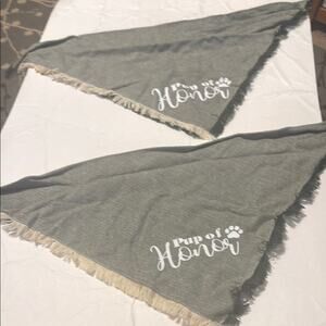 Forest Green Pup of Honor Bandanas